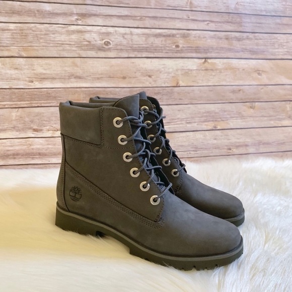Timberland Classic Lite 6” Medium Grey Boots - Picture 2 of 8